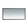 Laviva Fully Framed 60" Maple Grey Mirror 313FF-6030MG